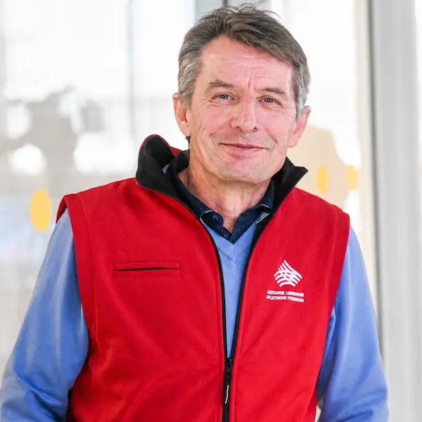 Lietuvos lengvosios atletikos meistrų asociacijos (LLAMA) valdybos narys Antanas Grigaliūnas